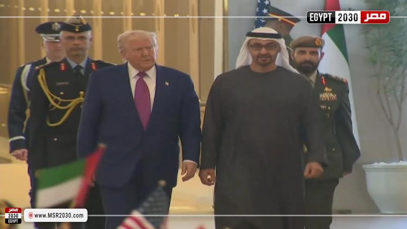 الرئيسان الأمريكي والإماراتي