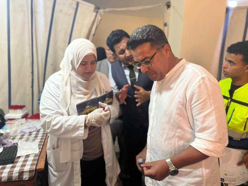 قافلة طبية شاملة وحملات توعوية في جولة لحزب ”الوعي” بمحافظة بني سويف