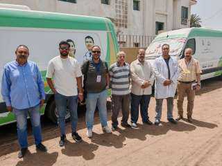 محافظ بنى سويف: فحص وتوفير العلاج لأكثر من 1250 حالة في 9 تخصصات...وتقديم  3800خدمة طبية بقافلة للصحة ضمن حياة كريمة
