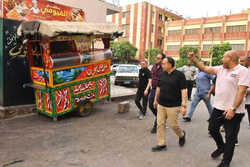 محافظ أسيوط يقود حملة موسعة لإزالة الإشغالات بحي غرب
