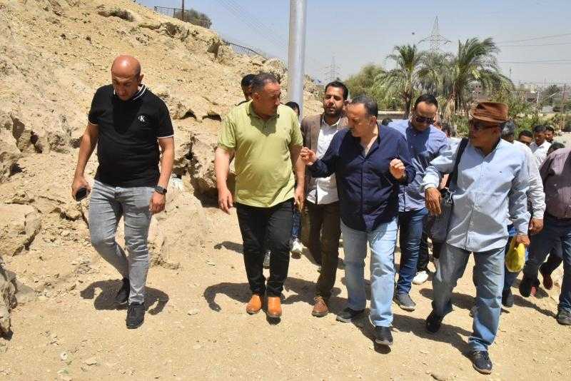 محافظ أسيوط يتفقد مقبرة ”جفاي – حابي الأول” ضمن خطة تطوير المواقع الأثرية