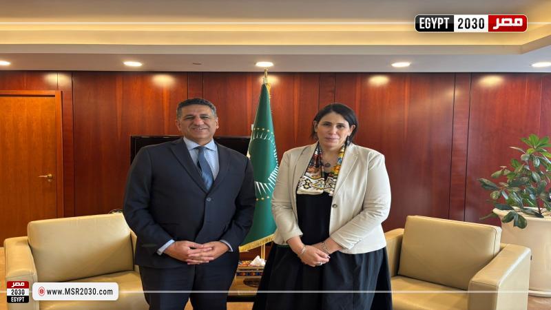 السفيرة سلمى مليكة حدادي و السفير عمرو الجويلى