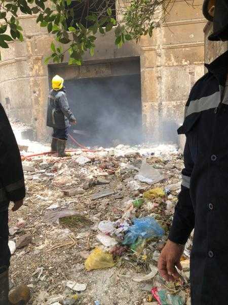 السيطرة على حريق داخل فيلا بمصر الجديدةl صور