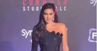 ياسمين صبرى وإياد نصار يحتفلان بعرض فيلم المشروع X