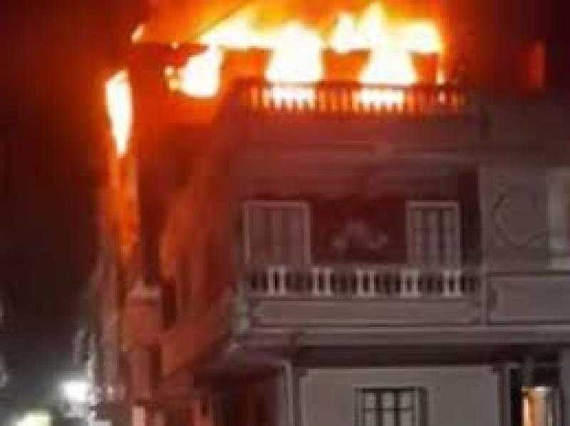 السيطرة على حريق داخل منزل بمنشأة القناطر دون وقوع إصابات