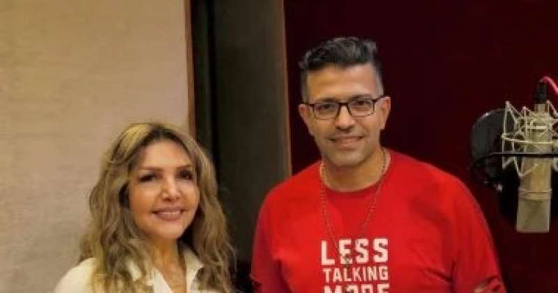 نادية مصطفى والملحن شريف حمدان