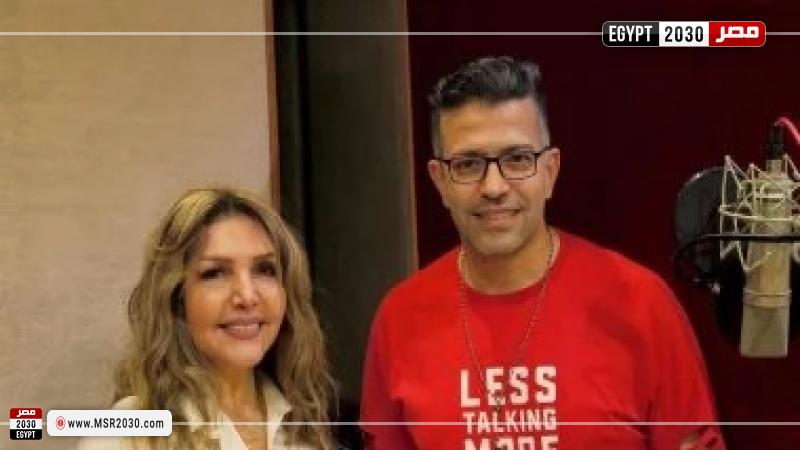نادية مصطفى والملحن شريف حمدان
