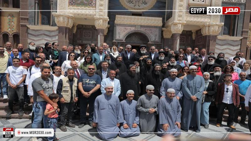 جولة تفقدية لموقع دير أبو مينا الأثري ودير مارمينا بالإسكندرية