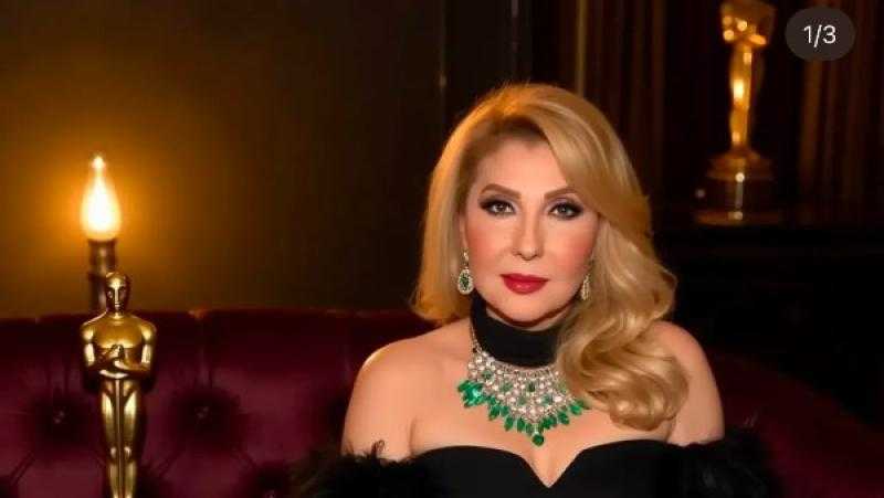 أحدث إطلالة لنادية الجندي بفستان أسود