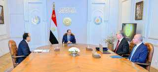 السيسي يبحث مع رئيس الوزراء ووزير البترول موقف تعاقدات البترول والغاز