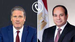 السيسي يبحث هاتفيا تعزيز العلاقات الثنائية مع رئيس وزراء بريطانيا