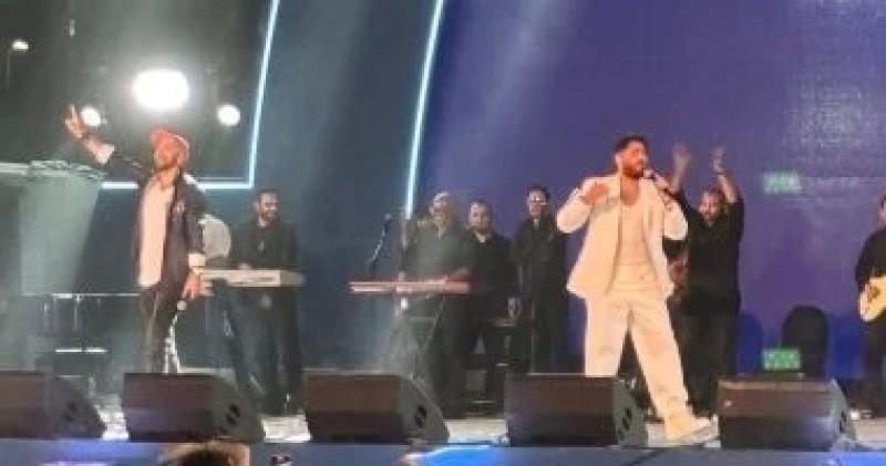 تامر حسني يتألق في حفلة ”Jukebox” ويقدم أغنية ”زوروني كل سنة مرة”