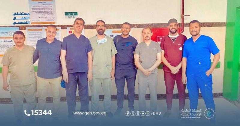 تفعيل خدمة القسطرة الطرفية بمستشفى الأطفال التخصصي بالأقصر