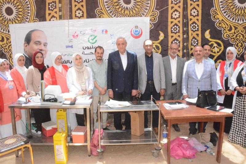 محافظ الغربية يشهد انطلاق أكبر قافلة طبية خدمية بالتعاون مع المنطقة الشمالية العسكرية وسط حضور جماهيري غير مسبوق