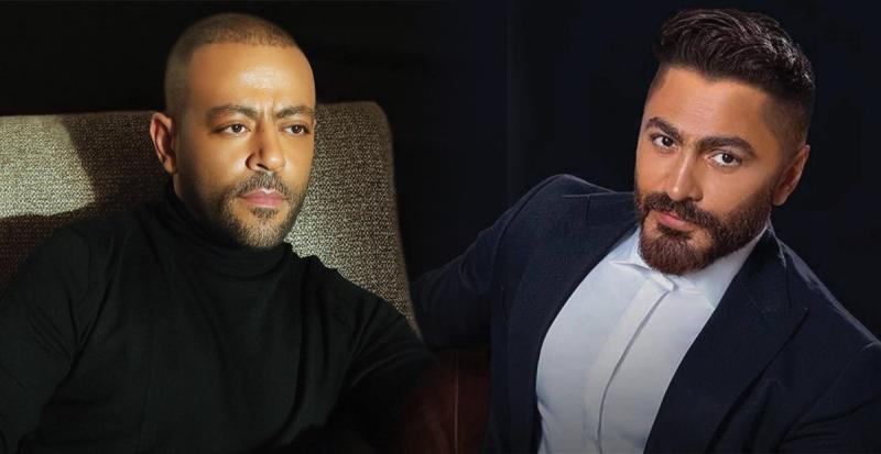 تامر حسني وتامر عاشور 