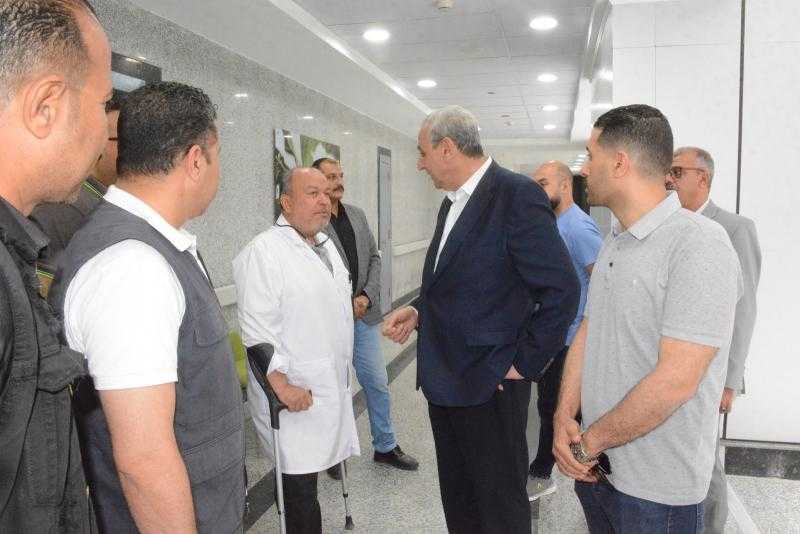 محافظ الغربية يتفقد مستشفى طنطا العام الجديد في أول أيام استقبال الطوارئ