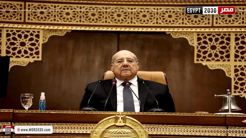 مجلس الشيوخ برئاسة المستشار عبد الوهاب عبد الرازق