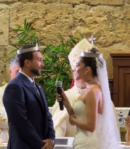 حفل زفاف ستيفاني عطاالله وزوجها زاف