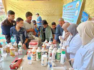 الزراعة تطلق قوافل بيطرية مجانية لرعاية أكثر من 15 ألف رأس حيوان وطائر في قرى 10 محافظات
