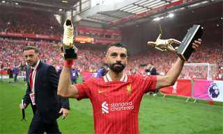 محمد صلاح يتوج هدافًا للدوري الإنجليزي الممتاز للمرة الرابعة في مسيرته