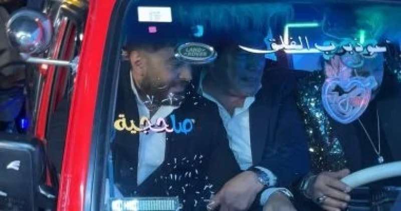 تامر حسنى وأبطال فيلم ريستارت