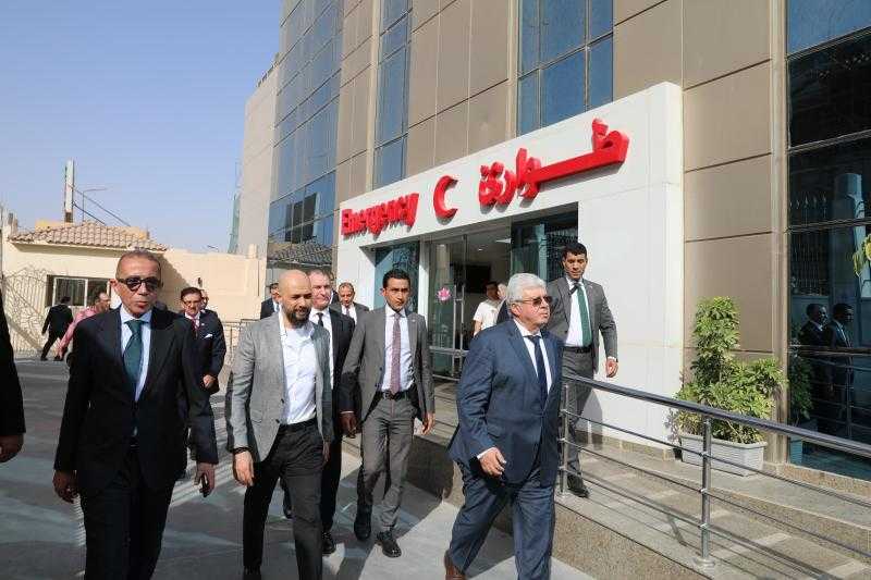 وزير التعليم العالي يتفقد مستشفى سعاد كفافي الجامعي