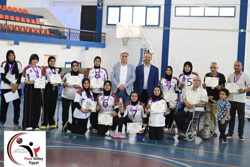محافظ أسيوط يشيد بإنجاز فريق بترول أسيوط للكرة الطائرة جلوس سيدات والتتويج بوصافة الدوري