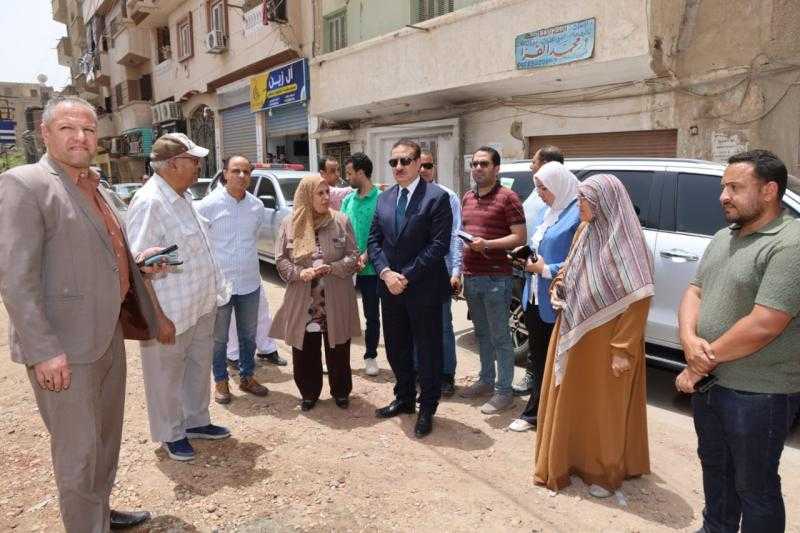 محافظ المنوفية يتفقد إنشاءات مدرستي أم المؤمنين الإعدادية و الأزهار الابتدائية المشتركة بجملة 50 فصل دراسي