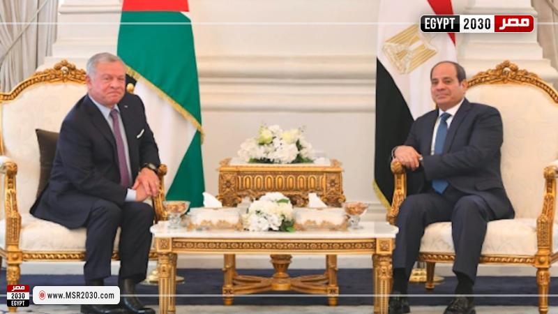 السيسي وملك الأردن