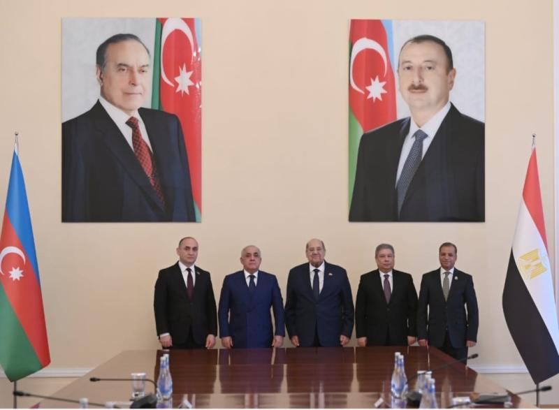 رئيس مجلس الشيوخ يلتقي رئيس وزراء أذربيجان لبحث سُبل تعزيز التعاون الثنائي بين البلدين