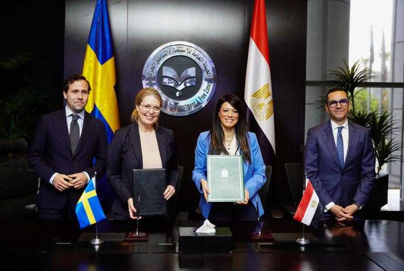 وزيرة التخطيط والتعاون الدولي ومؤسسة تمويل التنمية السويدية Swed Fund توقّعان خطاب نوايا لتعزيز التعاون المشترك في مجال الطاقة الكهربائية والنقل المستدام