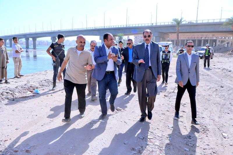 محافظ سوهاج يتفقد المرحلة الثانية من كورنيش أخميم بطول 3 كيلومتر