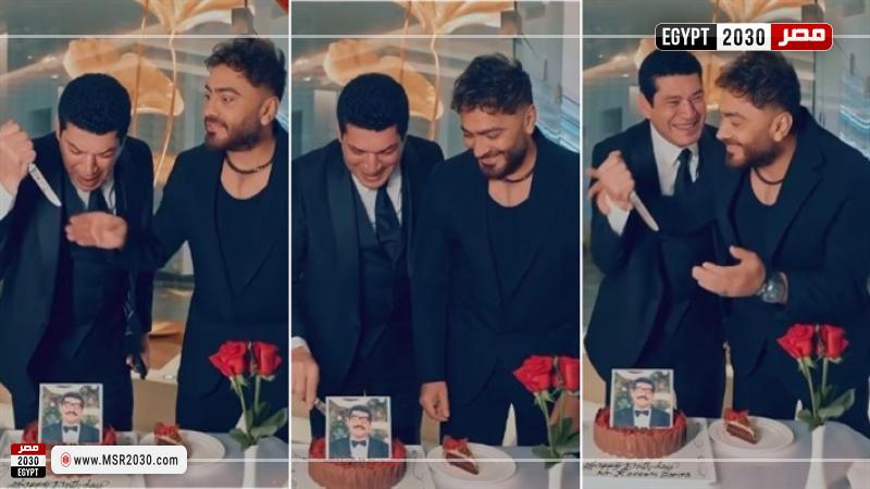 تامر حسني وباسم سمرة