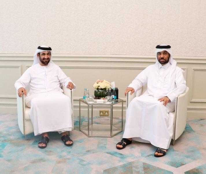 رئيس البرلمان العربي يلتقي الأمين العام للشبكة العربية للمؤسسات الوطنية لحقوق الإنسان في دولة قطر