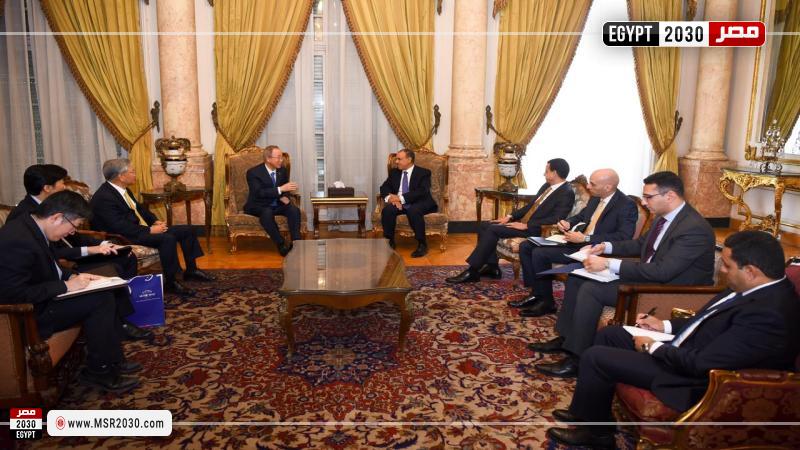 وزير الخارجية وبان كي مون