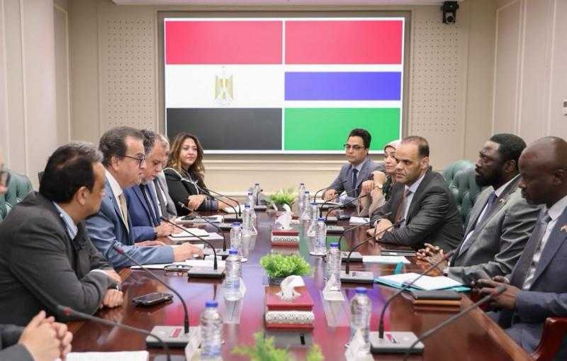 وزير الصحة يستقبل وزير خارجية دولة جامبيا لتعزيز التعاون بالقطاع الصحي في البلدين