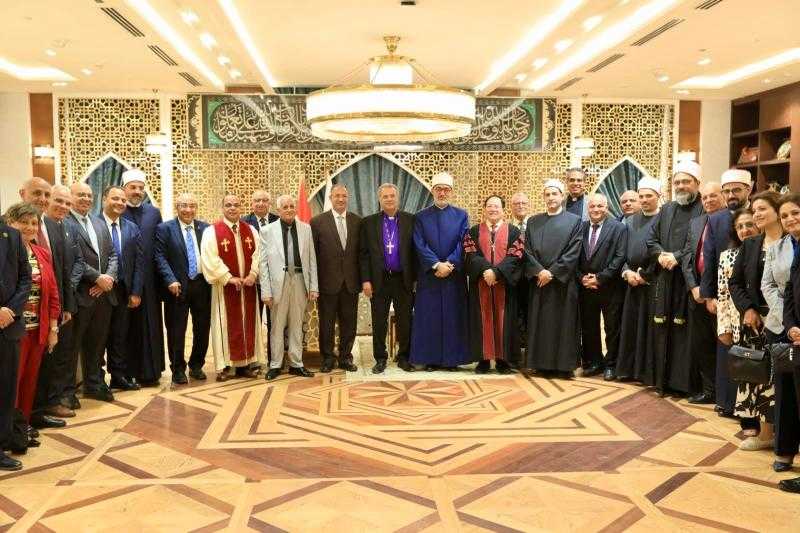 مفتي الجمهورية يستقبل رئيس الطائفة الإنجيلية والوفد المرافق له للتهنئة بمناسبة عيد الأضحى المبارك