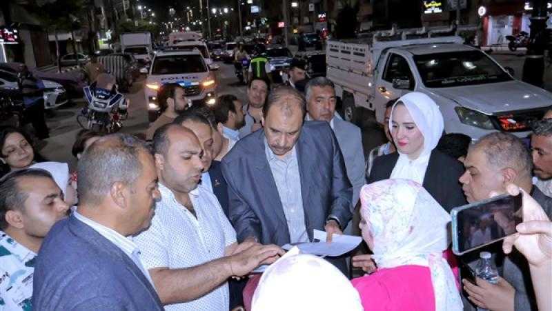 محافظ سوهاج يتفقد شارع أسيوط/سوهاج بعد الانتهاء من أعمال التطوير والتجميل
