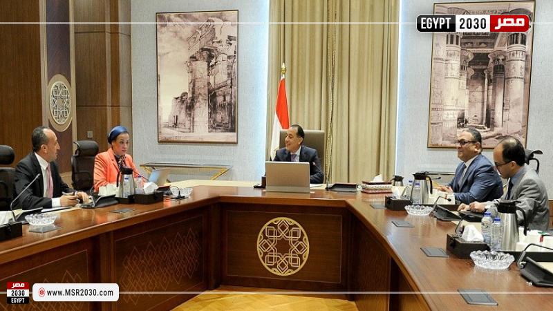 الدكتور مصطفى مدبولي، رئيس مجلس الوزراء خلال الاجتماع