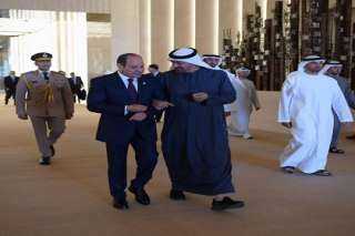 السيسي وبن زايد يؤكدان ضرورة إدخال المساعدات الإنسانية لقطاع غزة