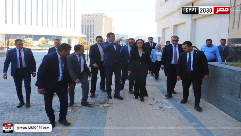 وزيرا التضامن الاجتماعي والزراعة يتفقدان مقر البنك الزراعي المصري بالعاصمة الإدارية الجديدة