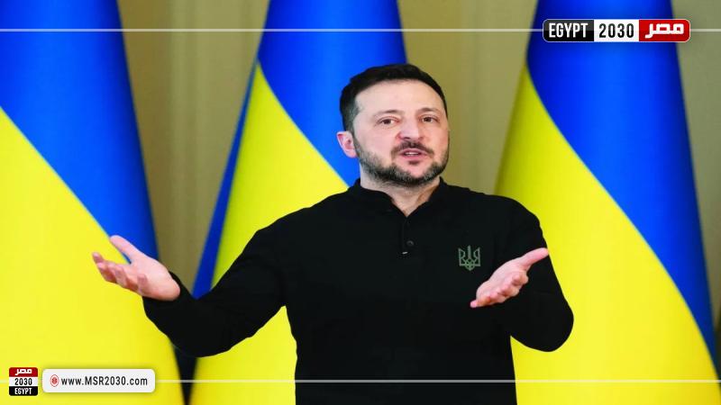 الرئيس الأوكراني فلاديمير زيلينسكي