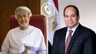 الرئيس السيسي يتلقي اتصالاً هاتفيًا من سلطان عمان