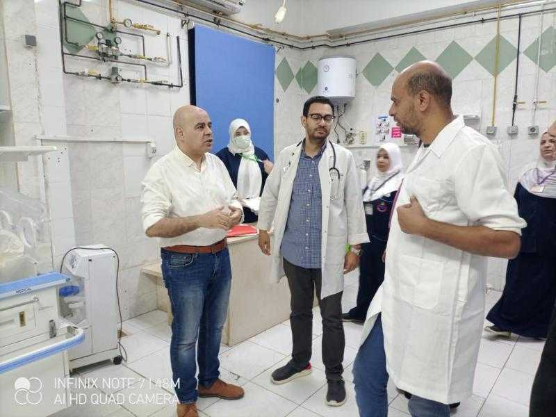 وكيل مديرية صحة الشرقية يتفقد مستشفى أبوحماد المركزي لمتابعة سير العمل