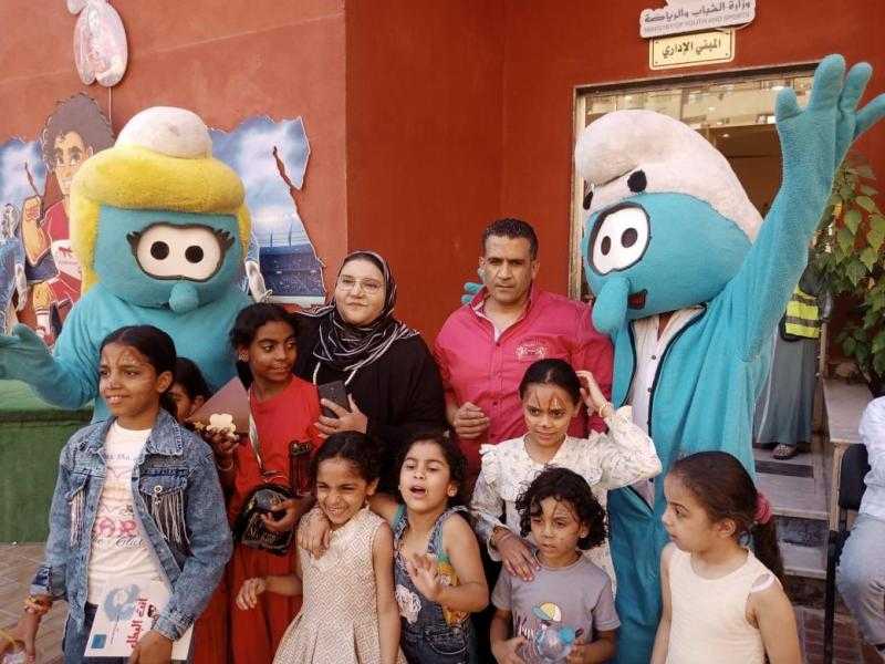 ورش متنوعة للثقافة في برنامج فرحة العيد مع الأطفال بالمناطق الجديدة الآمنة