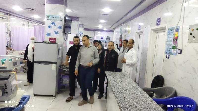 وكيل وزارة الصحة بالشرقية يتابع رفع درجة الاستعداد بمستشفى الإبراهيمية المركزي خلال عيد الأضحى