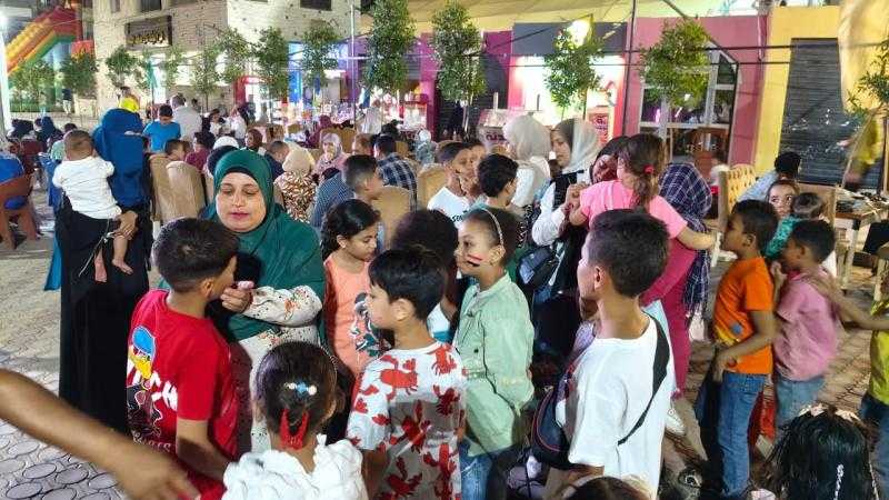 أغنيات الزمن الجميل وأنشطة للأطفال في احتفالية ثقافة الفيوم بعيد الأضحى وسط إقبال كبير