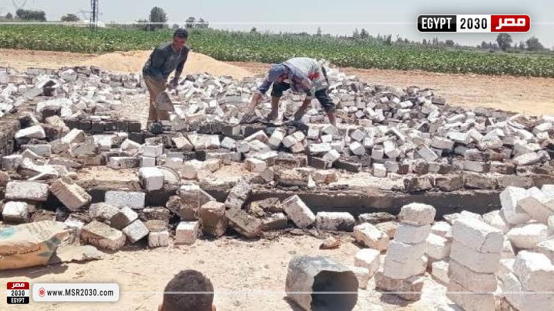 إزالة حالات تعدٍ على الأراضي الزراعية في المهد ببعض محافظات الجمهورية