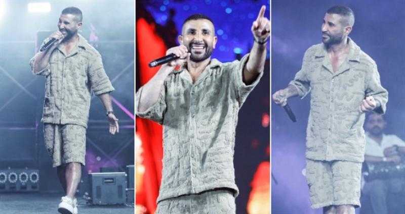 سعرها 17 ألف جنيه.. إطلالة أحمد سعد بحفل بورتو مارينا