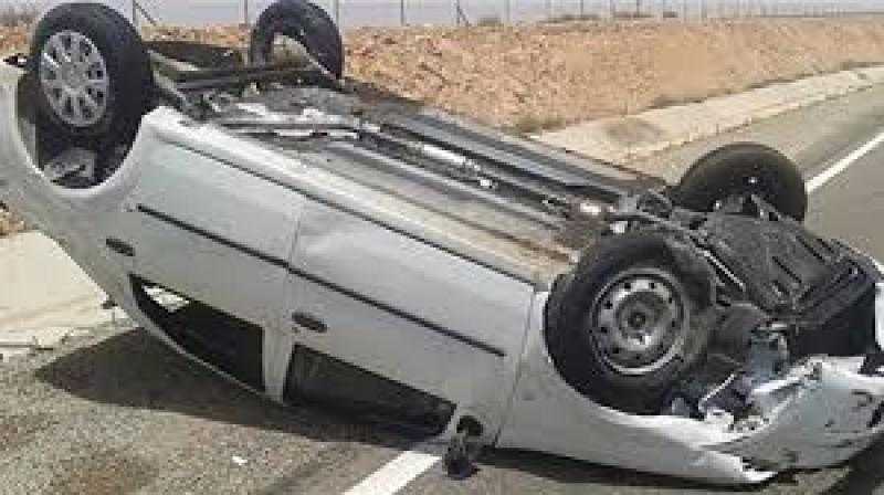 مصرع أب وزوجته وابنه في تصادم بالمنوفية